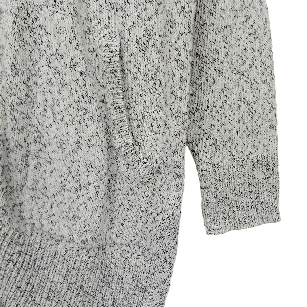 Madewell Womens Midlan Cardigan Sweater Small Gray Marled Long Sleeve Cotton - Picture 5 of 13